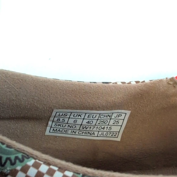 UIN Women's Paisley Check II Toledo IX Walking Shoe NEW!! Size 8.5 - Picture 10 of 12